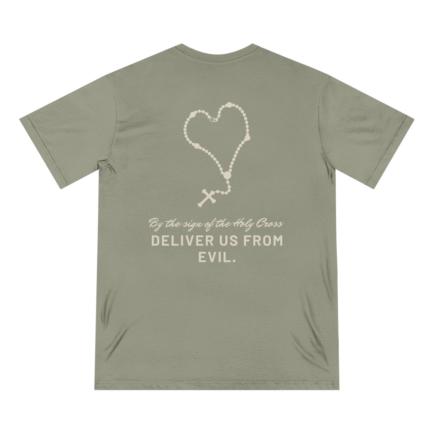 Deliver Us From Evil Organic Staple T-Shirt