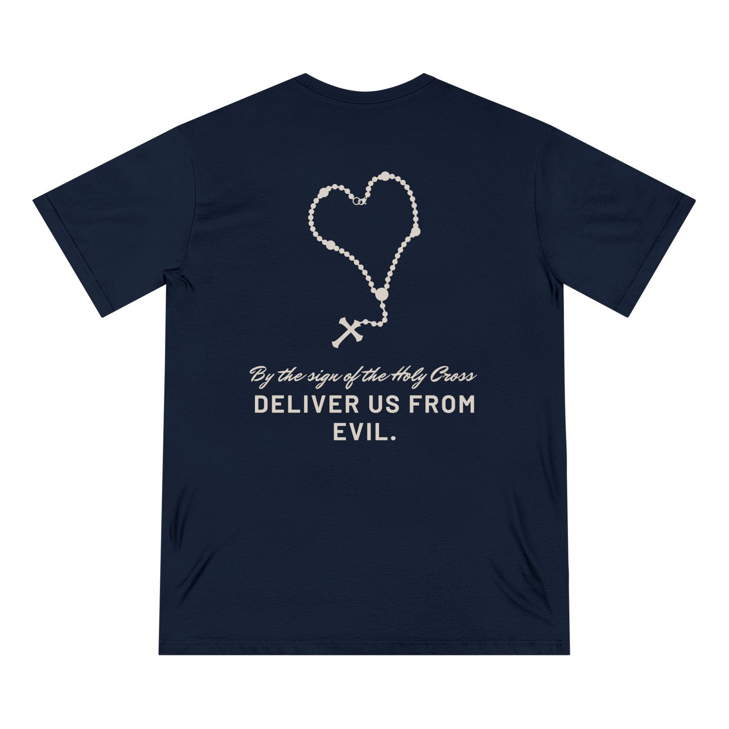 Deliver Us From Evil Organic Staple T-Shirt