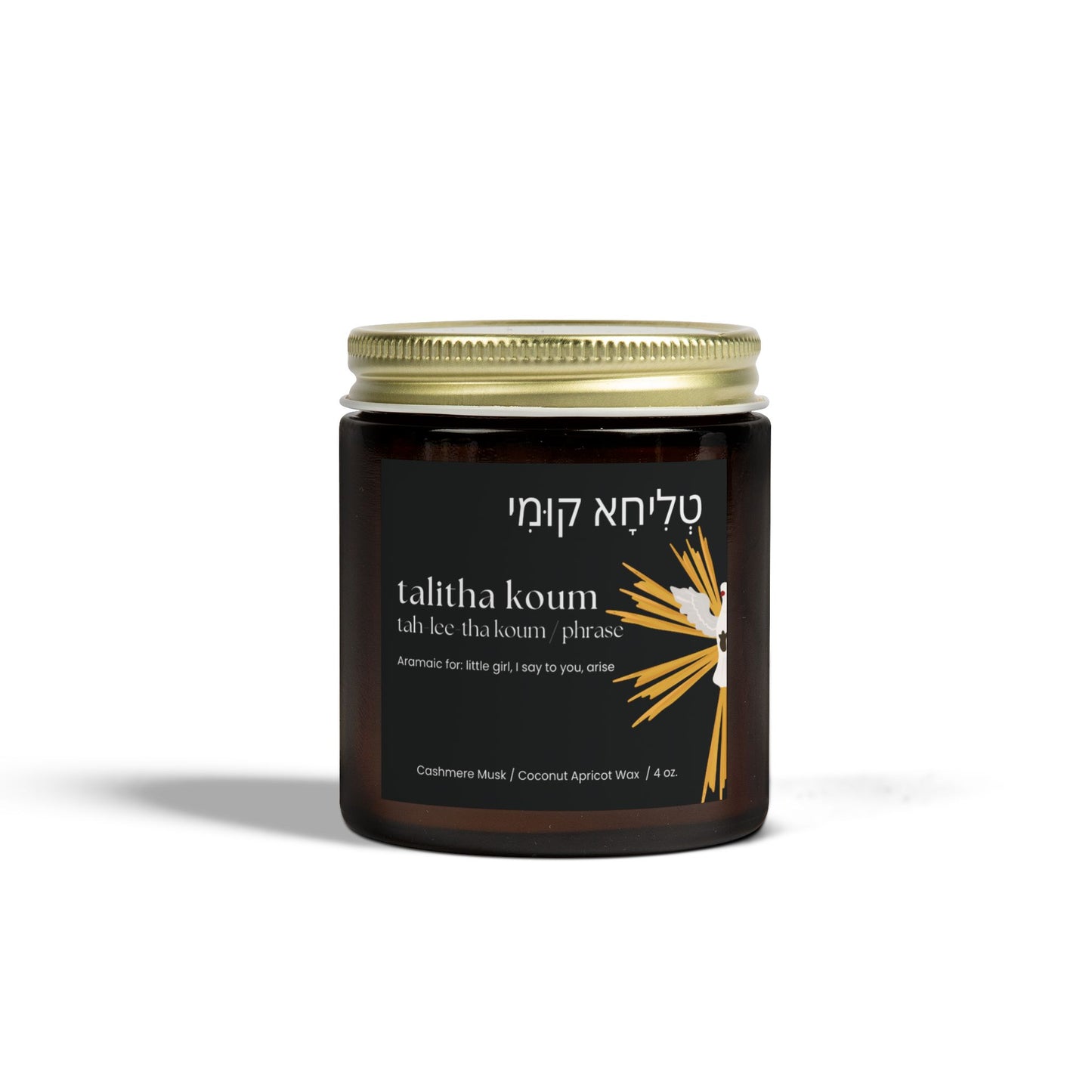 Talitha Koum Candle – A Gentle Reminder of Hope and Renewal (4oz.)