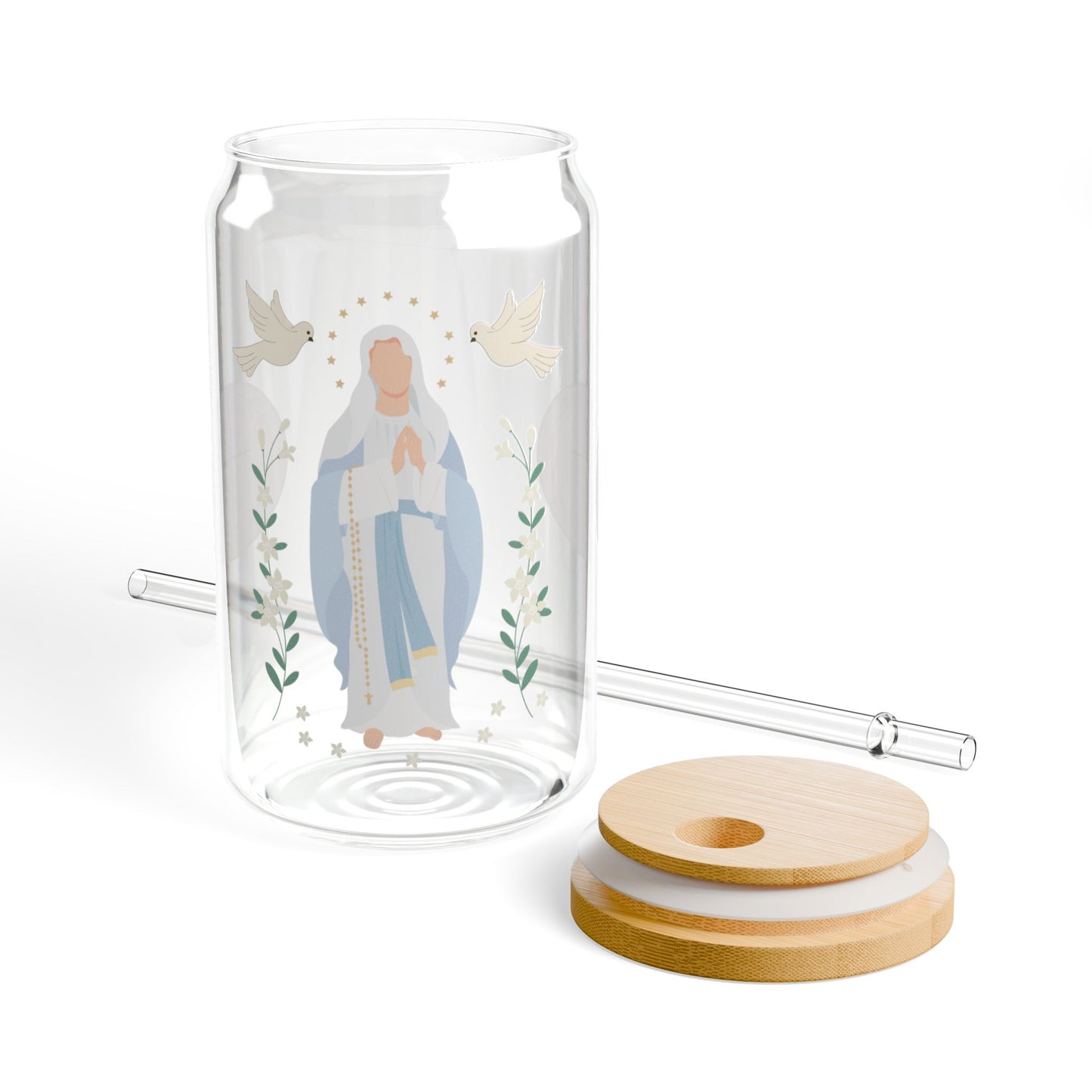 Most Holy Theotokos, Queen of Heaven 16oz Cup